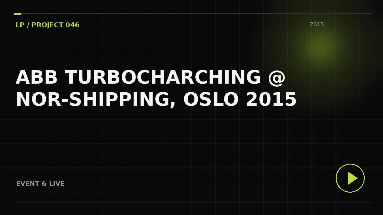 ABB Turbocharging @ NOR-Shipping, Oslo 2015