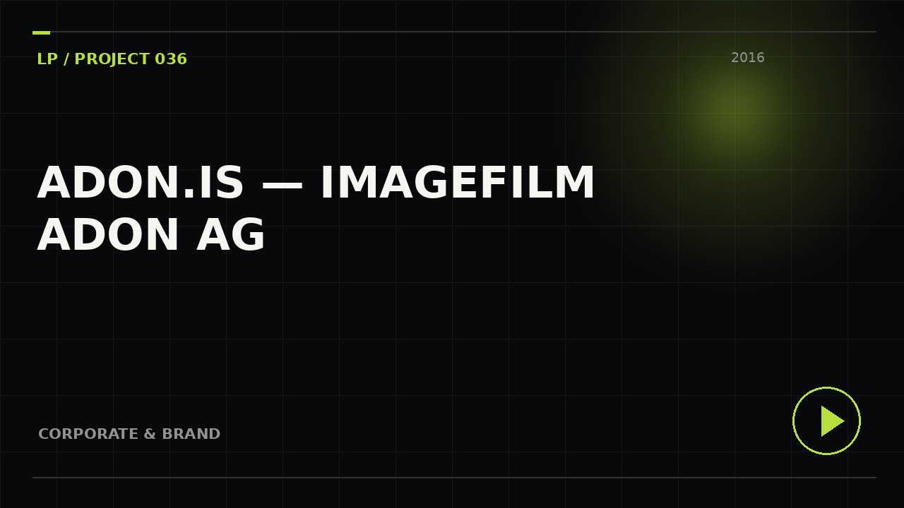 Adon.is — Imagefilm Adon AG
