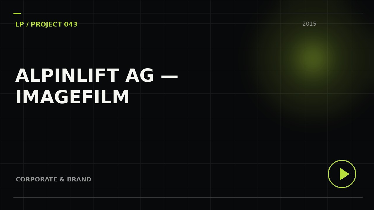 ALPINLIFT AG — IMAGEFILM