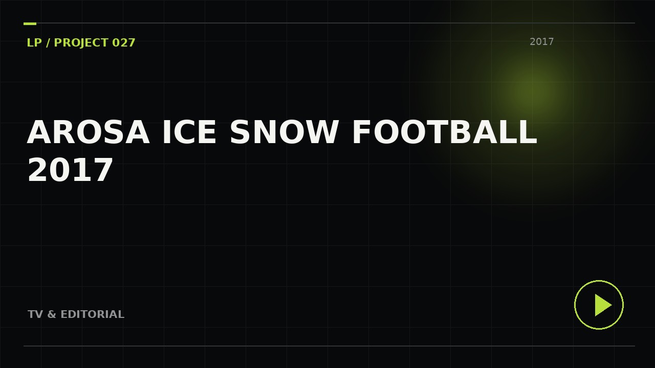 Arosa Ice Snow Football 2017