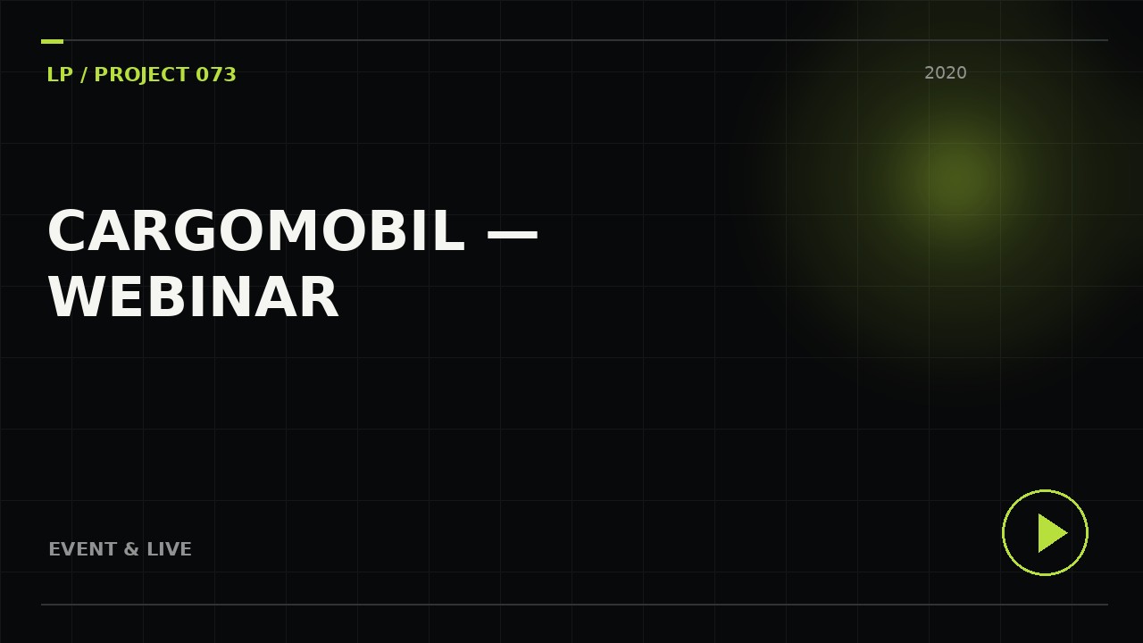 CARGOMOBIL — WEBINAR