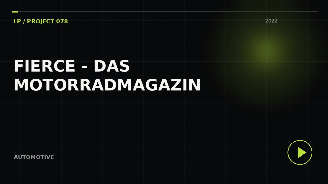 Fierce - Das Motorradmagazin