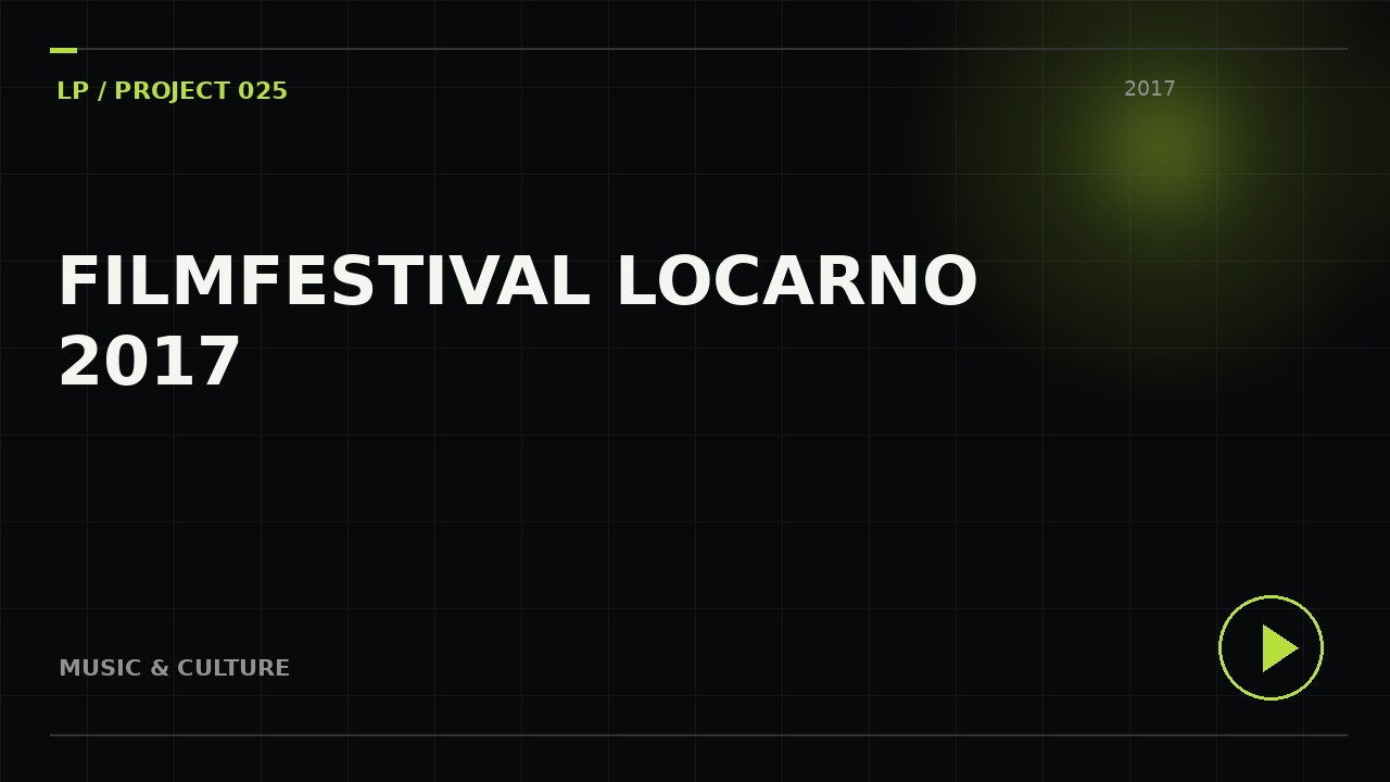 Filmfestival Locarno 2017