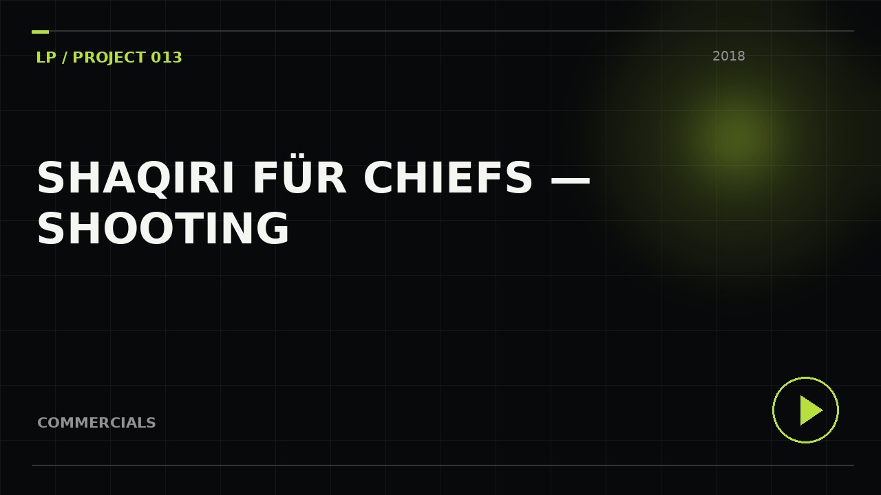 Shaqiri für Chiefs — Shooting