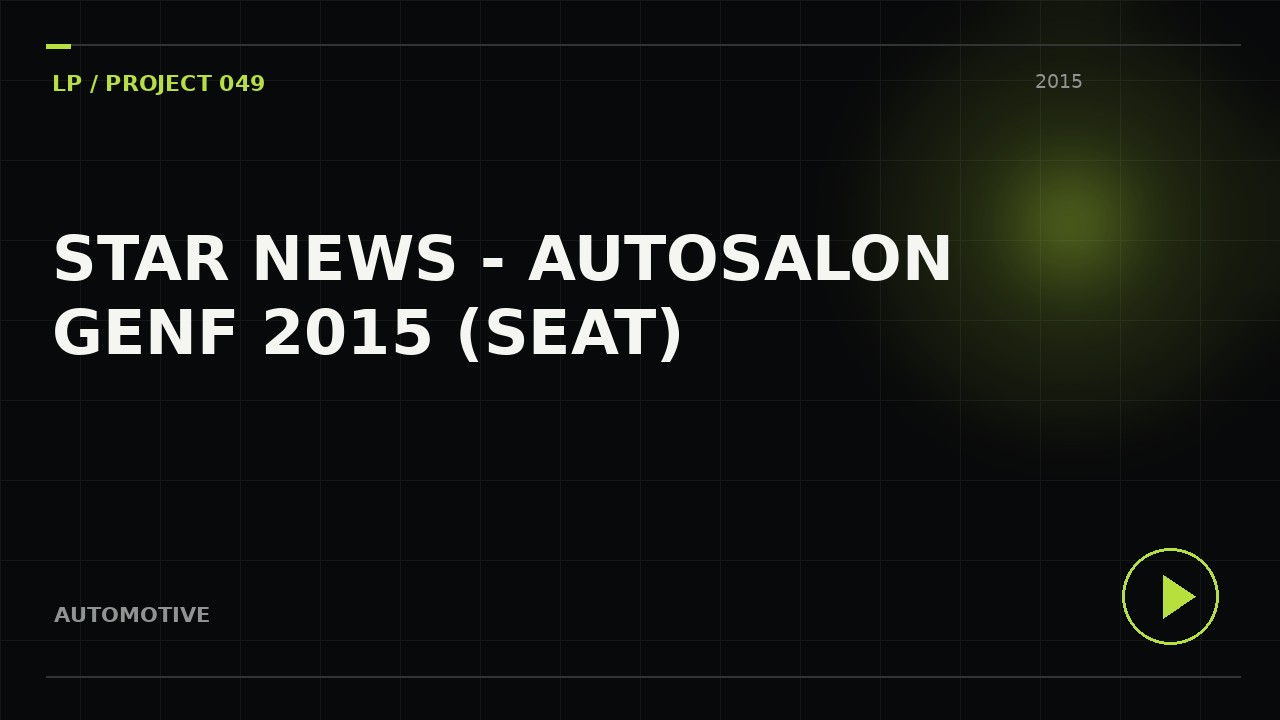 Star News - Autosalon Genf 2015 (Seat)