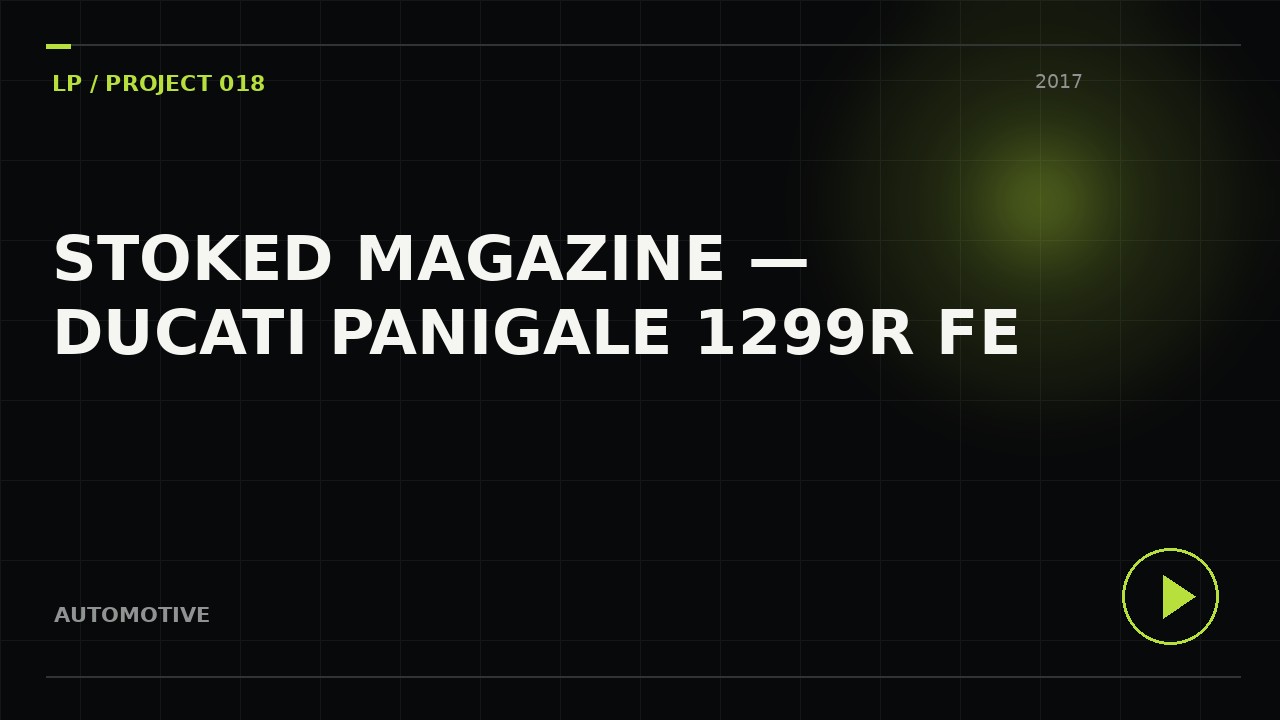 Stoked Magazine — Ducati Panigale 1299R FE