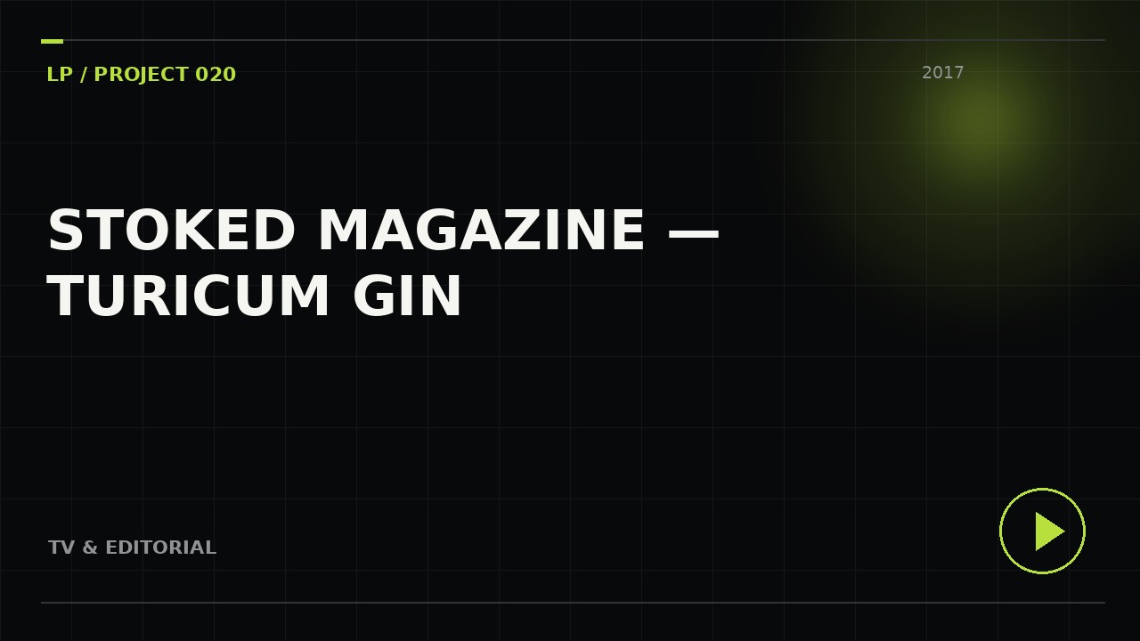 Stoked Magazine — Turicum Gin